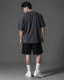  Áo Thun Degrey TC Oversize màu XÁM thêu New Logo - OVSTCXAM 