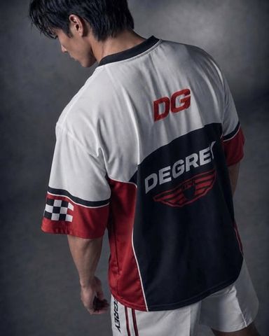  Áo Degrey Jersey Mesh Fabric Race Red - JERMESHRACEDO 