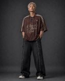 Áo Thun Jersey Mesh màu Nâu Degrey Athletic Club Lace-Up - JERNAU 