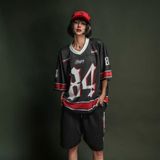  Áo thun Degrey Jersey cổ tim màu đen thời trang thể thao màu flexible x3- JERFLEXDEN 