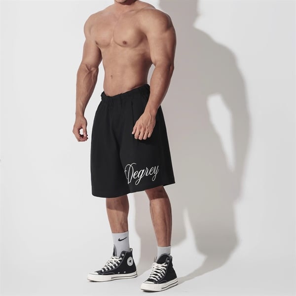  Quần lửng Kaki Đen Degrey short Kaki pant New Logo D - SOKAKIDEN 