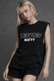  Degrey NATTY áo ba lỗ Tanktop Cotton màu ĐEN - TANKNATTY 