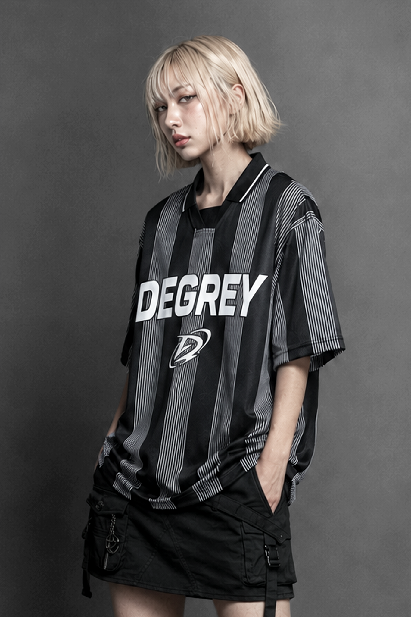  Áo Polo Degrey Athlete sọc ĐEN - POLODEN 