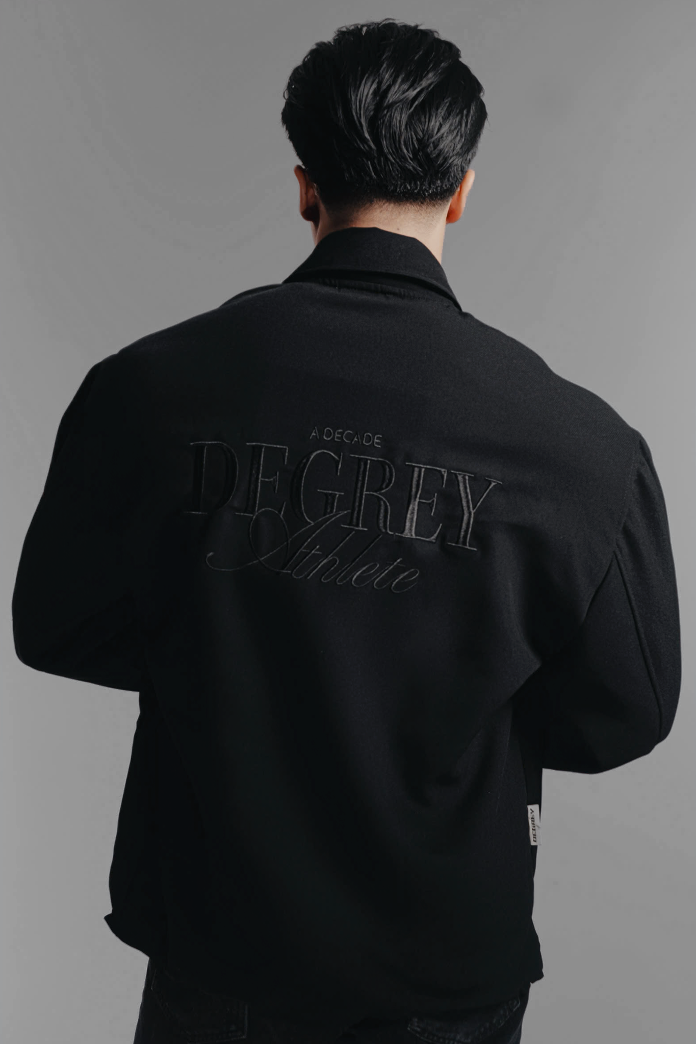  Áo Khoác Degrey màu ĐEN Jacket Vest Decade Athlete - JKDECADE 