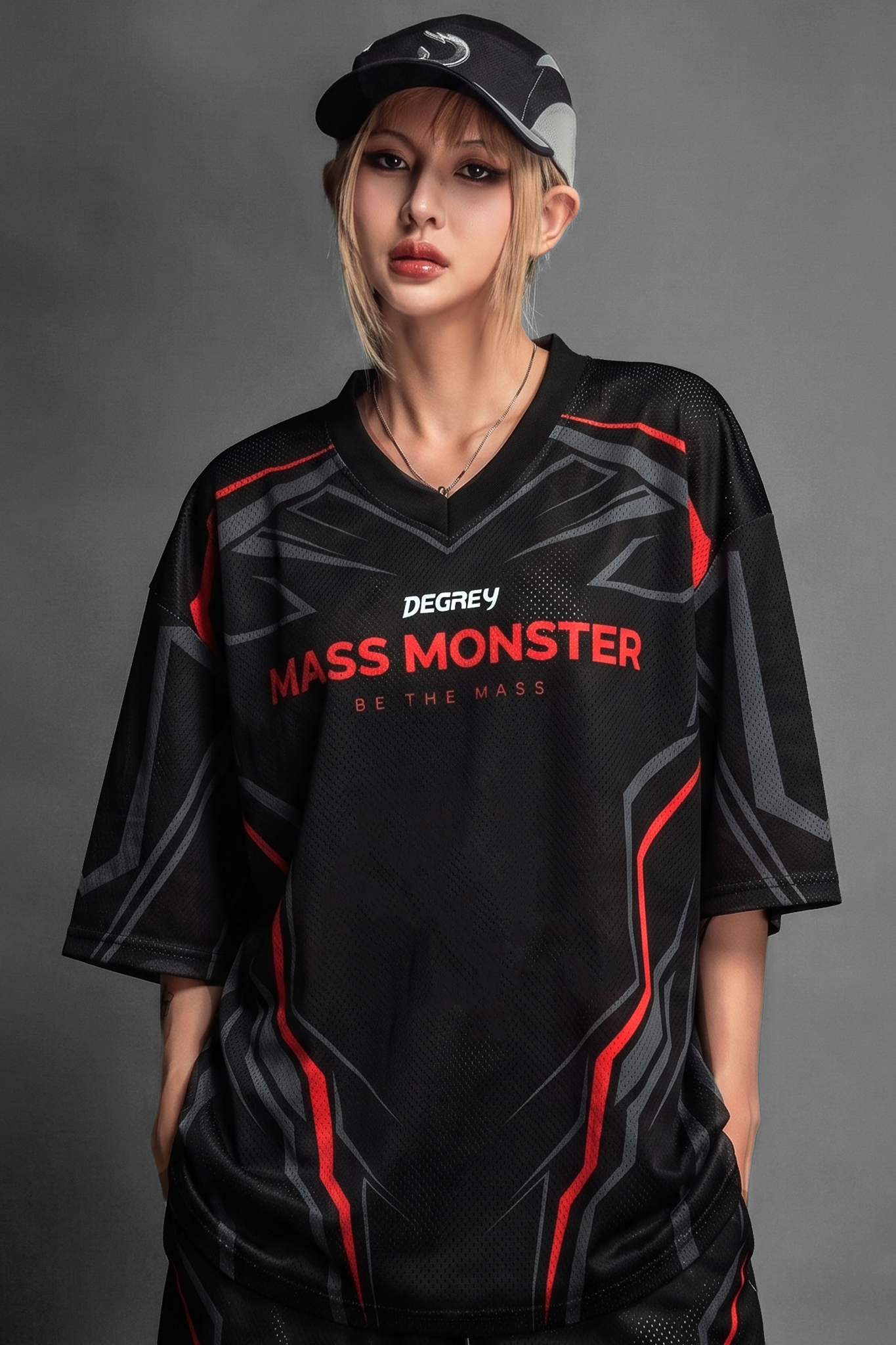  Degrey Korea Áo MASSMONSTER ver 1.0 Jersey 84 cổ tim - JERMASS 