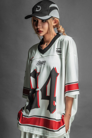  Áo thun Degrey Jersey cổ tim in hình thời trang thể thao nam nữ màu flexible x3- JERFLEX 