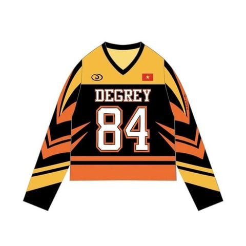  Áo thun tay dài màu BLAZE CAM Degrey Jersey long sleeve cổ tim thời trang thể thao - LONGBLA 