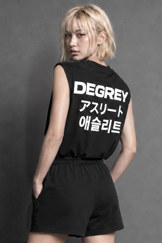  Degrey Korea Japan áo ba lỗ Tanktop Cotton màu ĐEN - TANKJPKDEN 