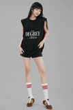  Degrey Áo ba lỗ Tank Top DECADE màu ĐEN - TANKDECADE 