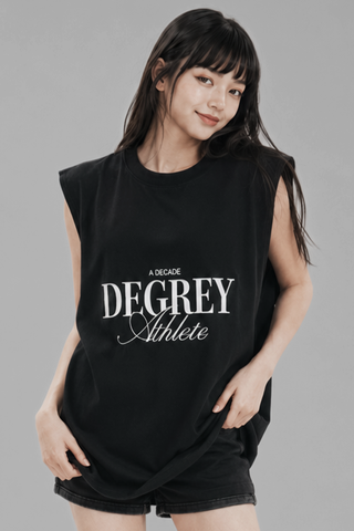  Degrey Áo ba lỗ Tank Top DECADE màu ĐEN - TANKDECADE 