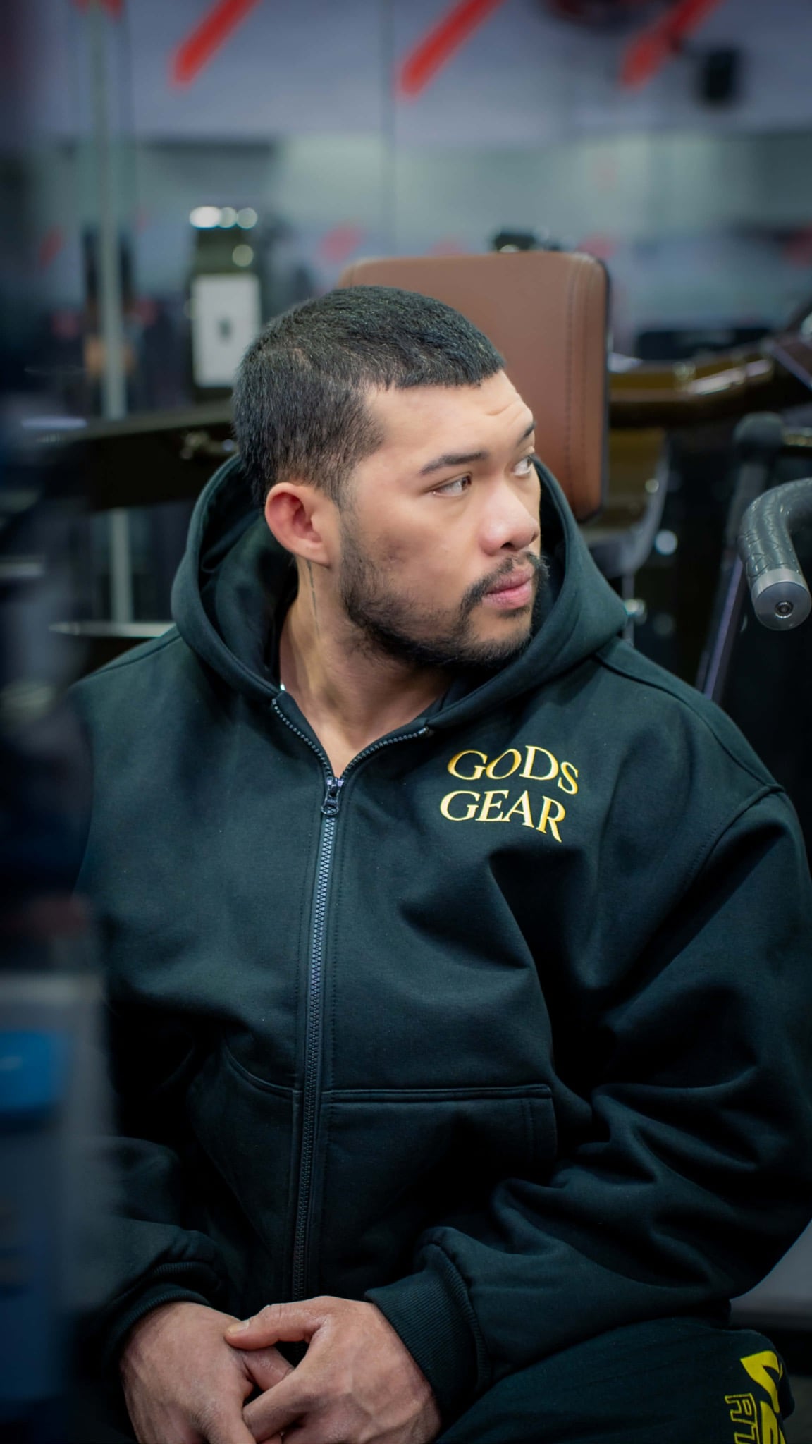  Áo Hoodie Zip Degrey collab Gods Gear - DEGODHOOD 