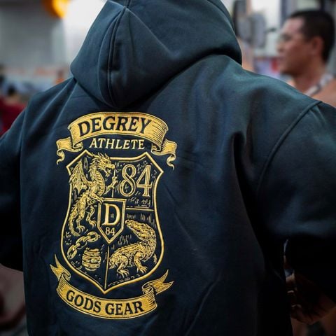  Áo Hoodie Zip Degrey collab Gods Gear - DEGODHOOD 