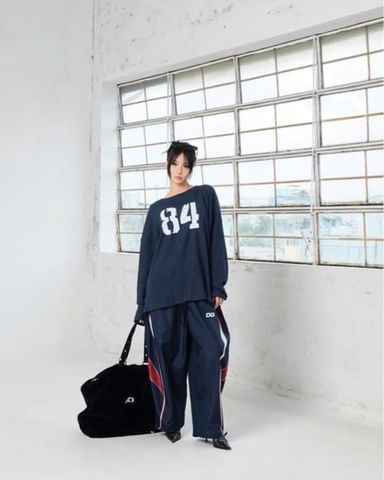  Áo Thun Longsleeve WAFFLE NAVY in 2 mặt - WAFNAVY 