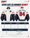  Áo khoác bomber Degrey WHITE TRACKLINE - BOMBLINETRA 