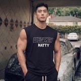 Degrey NATTY áo ba lỗ Tanktop Cotton màu ĐEN - TANKNATTY 