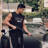  Degrey NATTY áo ba lỗ Tanktop Cotton màu ĐEN - TANKNATTY 