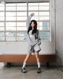  Áo Thun Longsleeve WAFFLE GREY in 2 mặt - WAFGREY 
