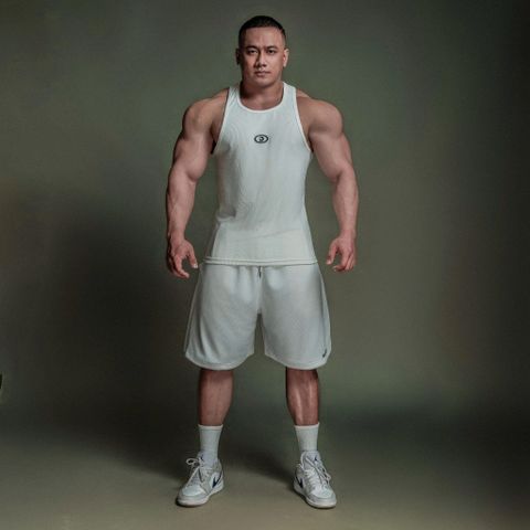  Áo Ba Lỗ Degrey Thun Gân màu TRẮNG TankTop Rib - TANKRIBTRANG 