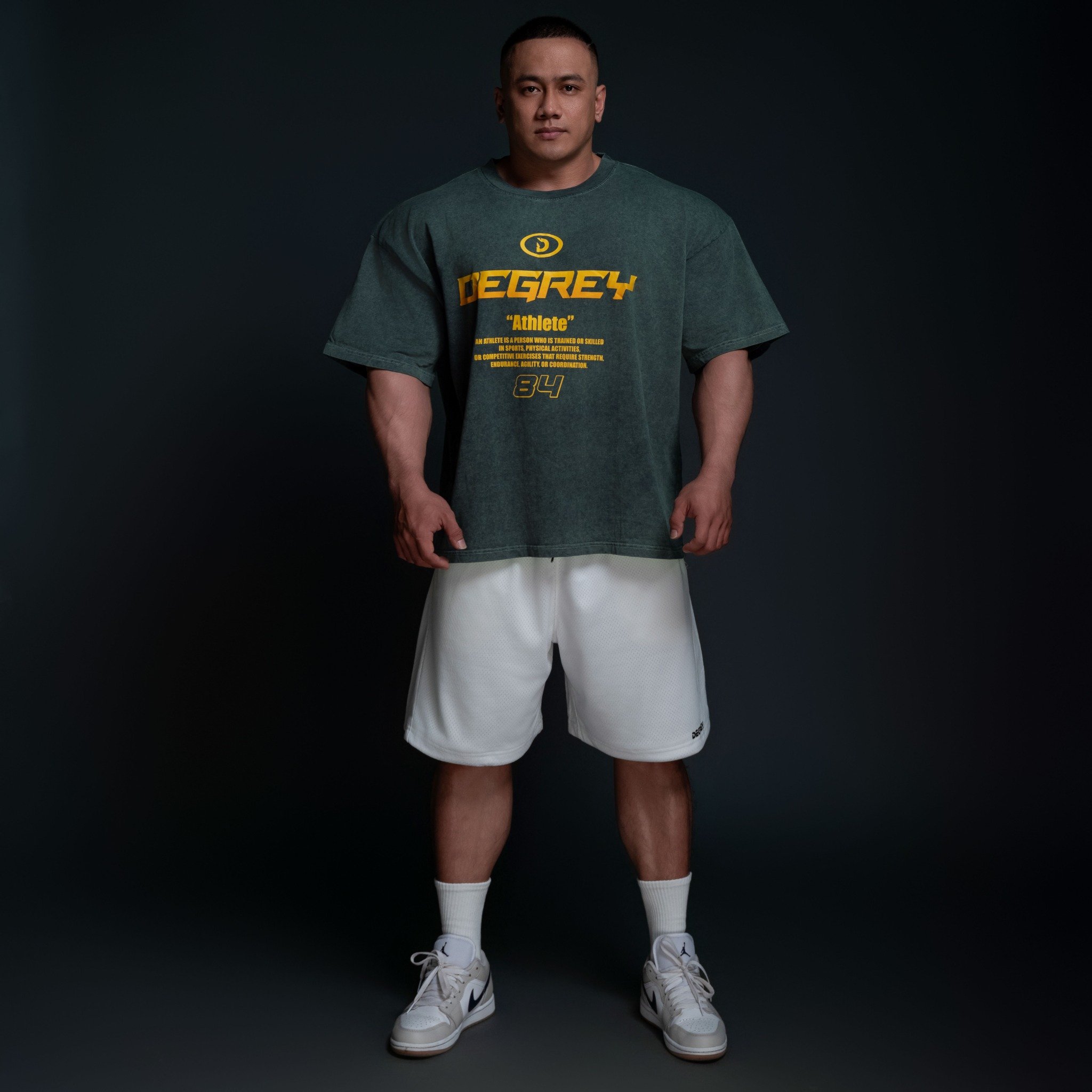  Tee Degrey Cotton WAX GREEN Tee Athlete - WAXATH 
