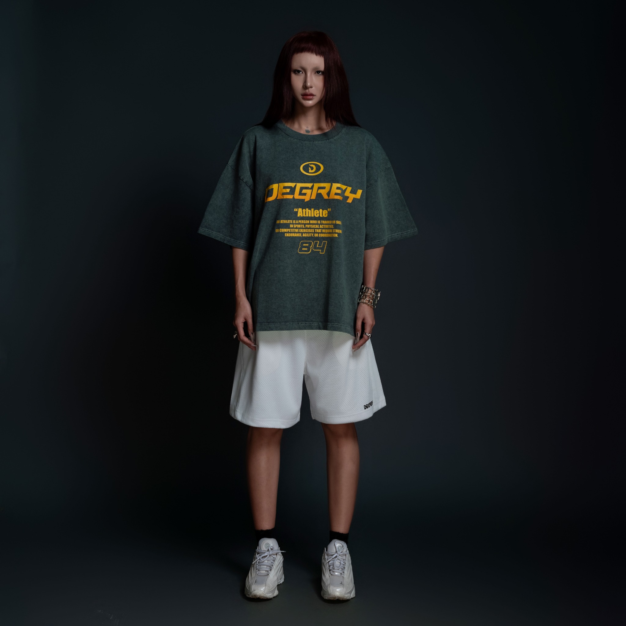  Tee Degrey Cotton WAX GREEN Tee Athlete - WAXATH 