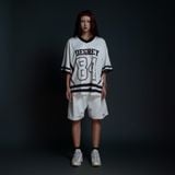  Áo thun thể thao màu TRẮNG CRIMSON Degrey Jersey 84 cổ tim - JERCRIMT 