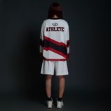  Áo thun tay dài màu trắng Degrey Jersey long sleeve cổ tim thời trang thể thao REDLINE - LONGRELI 
