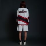  Áo thun tay dài màu trắng Degrey Jersey long sleeve cổ tim thời trang thể thao REDLINE - LONGRELI 