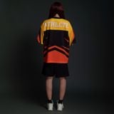  Áo thun thể thao màu CAM BLAZE Degrey Jersey 84 cổ tim - JERBLACAM 