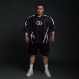  Áo thun thể thao màu BLACK FANG Degrey Jersey 84 cổ tim - JERFANGD 