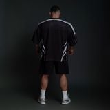  Áo thun thể thao màu BLACK FANG Degrey Jersey 84 cổ tim - JERFANGD 