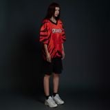  Áo thun thể thao màu cam TIGER Degrey Jersey 84 cổ tim - JERTIGER 