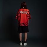  Áo thun thể thao màu cam TIGER Degrey Jersey 84 cổ tim - JERTIGER 