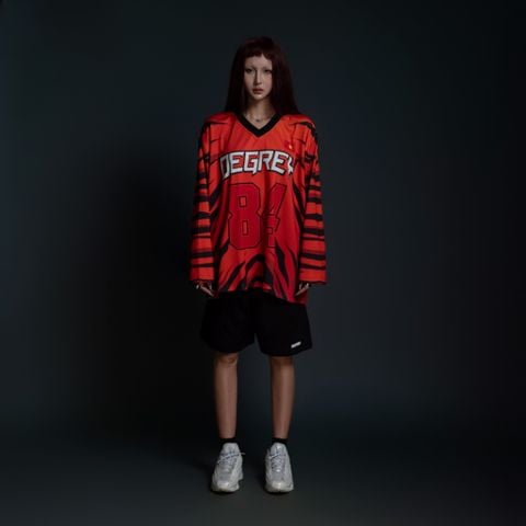  Áo thun tay dài màu CAM TIGER Degrey Jersey long sleeve cổ tim thời trang thể thao - LONGTIGER 