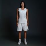  Quần Degrey màu TRẮNG basic thể thao vải lưới 2 lớp - PABATRA 