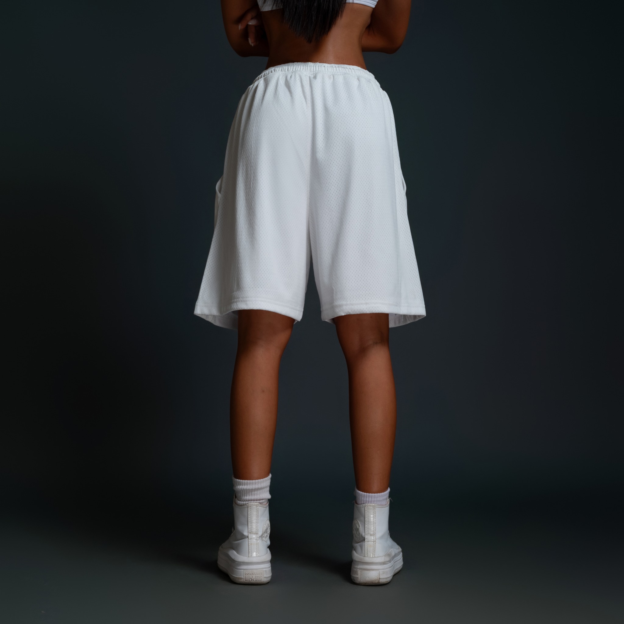  Quần Degrey màu TRẮNG basic thể thao vải lưới 2 lớp - PABATRA 