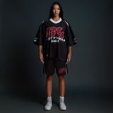 Áo thun Degrey Jersey cổ tim in hình thời trang thể thao nam nữ ss2 màu đen- JERD2 
