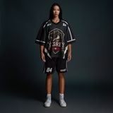  Áo thun thể thao màu xanh Degrey Jersey Rex 84 cổ tim - JERREX 