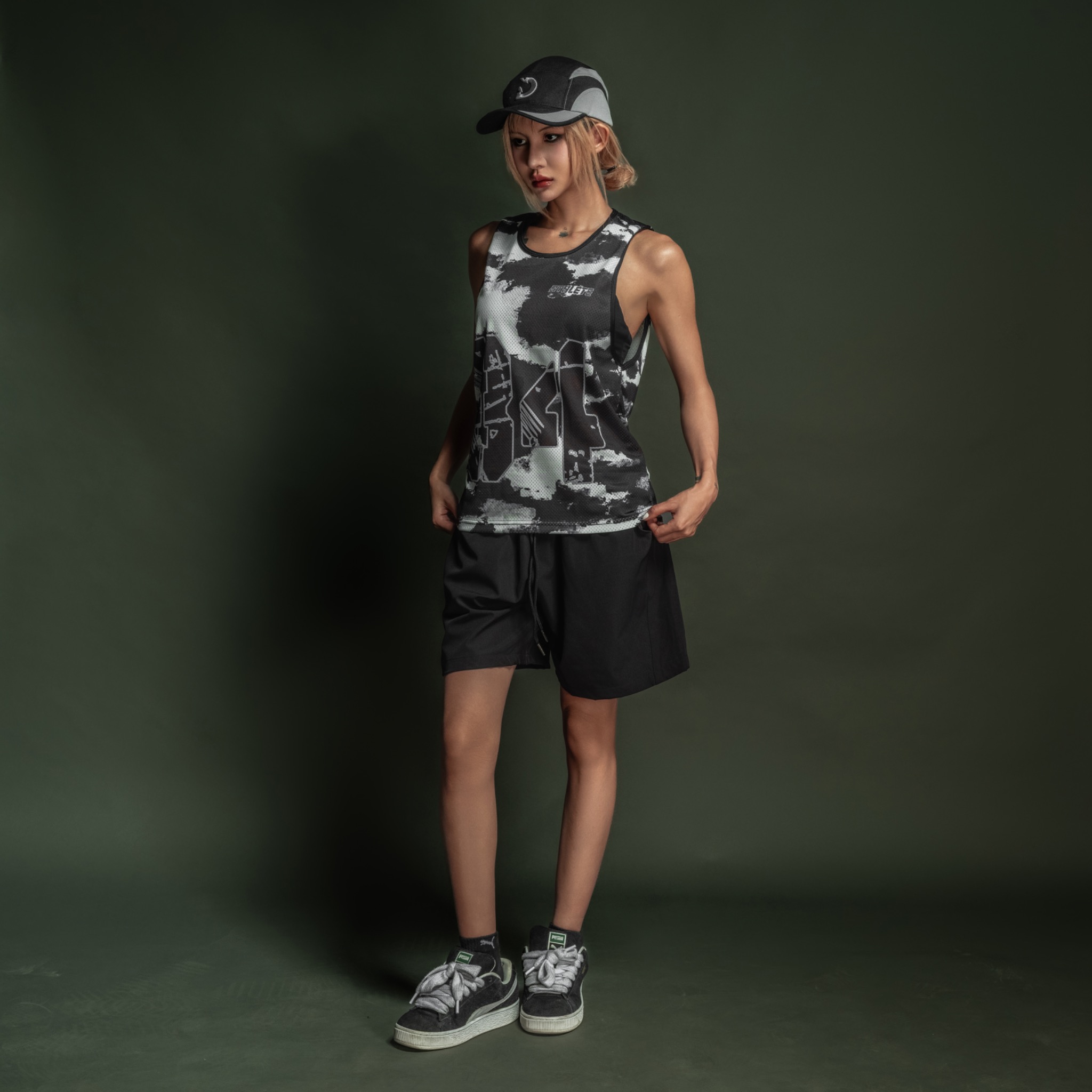  Áo ba lỗ Degrey Tanktop màu camo đen thời trang thể thao - TANKCAMODEN 