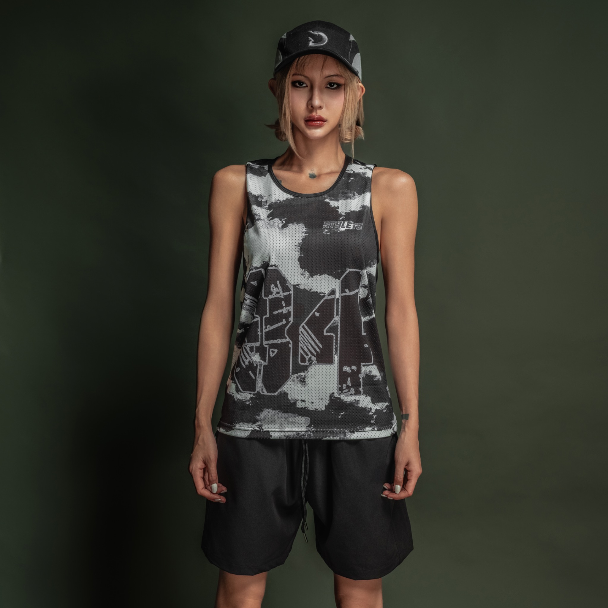  Áo ba lỗ Degrey Tanktop màu camo đen thời trang thể thao - TANKCAMODEN 