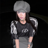  Áo thun thể thao màu BLACK FANG Degrey Jersey 84 cổ tim - JERFANGD 