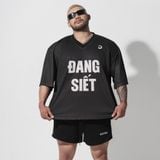  Áo thun màu ĐEN Degrey Jersey ĐANG SIẾT 84 cổ tim - JERSIET 