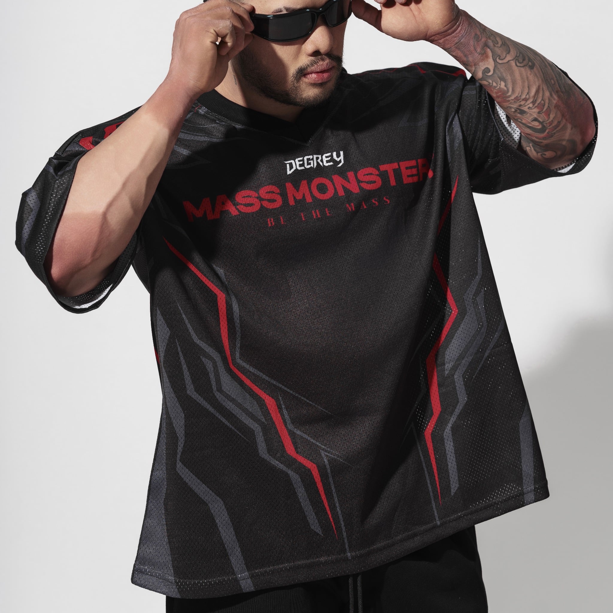  Degrey Korea Áo MASSMONSTER ver 1.0 Jersey 84 cổ tim - JERMASS 