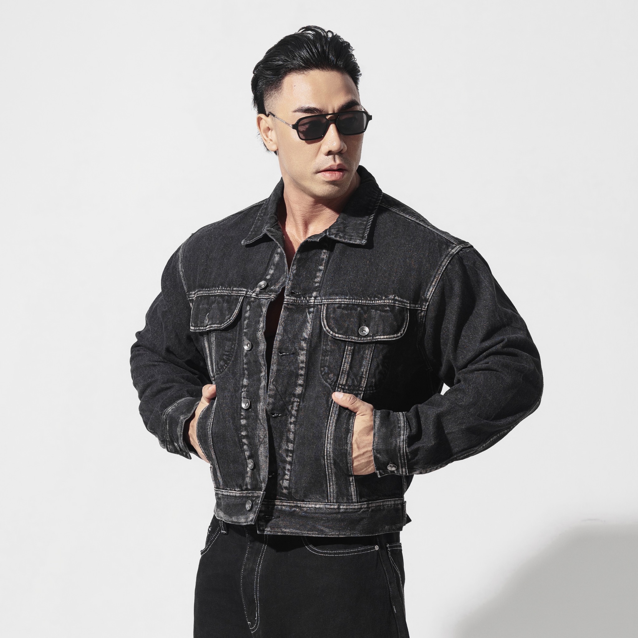  Degrey 23'Basic Jacket V3 / Black Grape / Washed - 23JACKD 