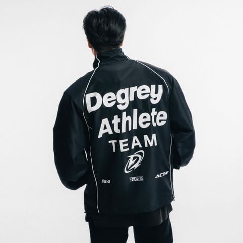  Jacket Degrey Athlete áo khoác dù thể thao màu đen - JACKATHDEN 