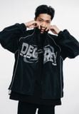  Jacket Degrey Athlete áo khoác dù thể thao màu đen - JACKATHDEN 