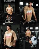  Áo Thun màu wax VÀNG Degrey kiểu dáng rộng in logo - OVSWAXVANG 