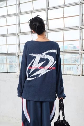  Áo Thun Longsleeve WAFFLE NAVY in 2 mặt - WAFNAVY 
