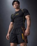  Áo thun Body màu ĐEN Degrey Compressor Tee in logo - BODYTEEDEN 