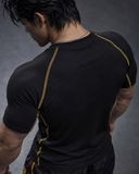  Áo thun Body màu ĐEN Degrey Compressor Tee in logo - BODYTEEDEN 