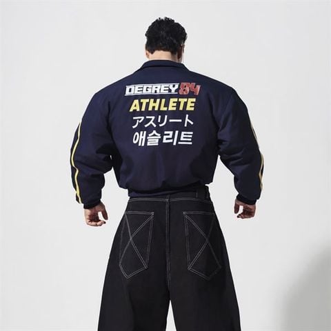  Áo khoác bomber Degrey Japan Korea màu navy - BOMBNAVY 
